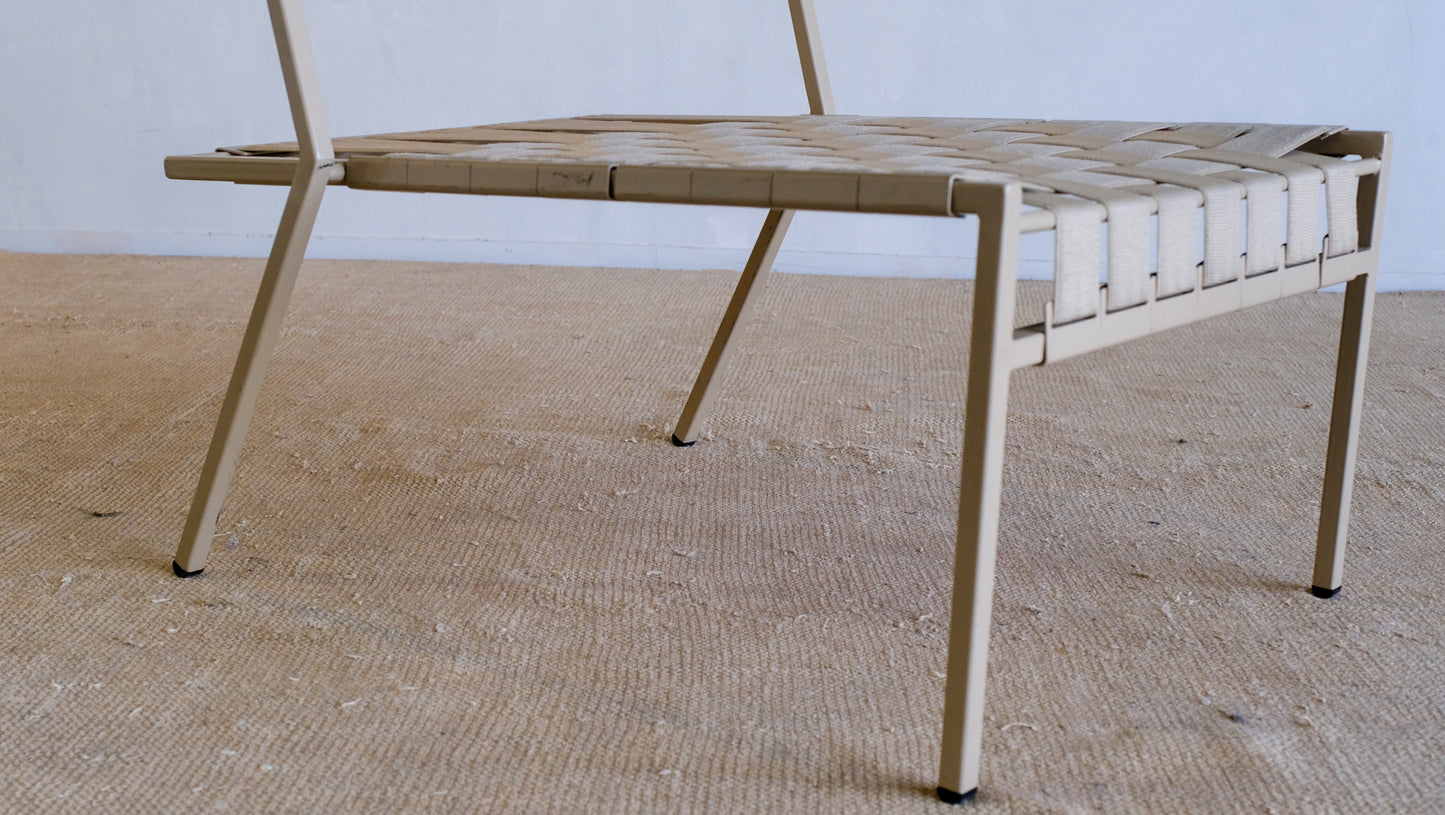 Tan Outdoor Lounge Chair