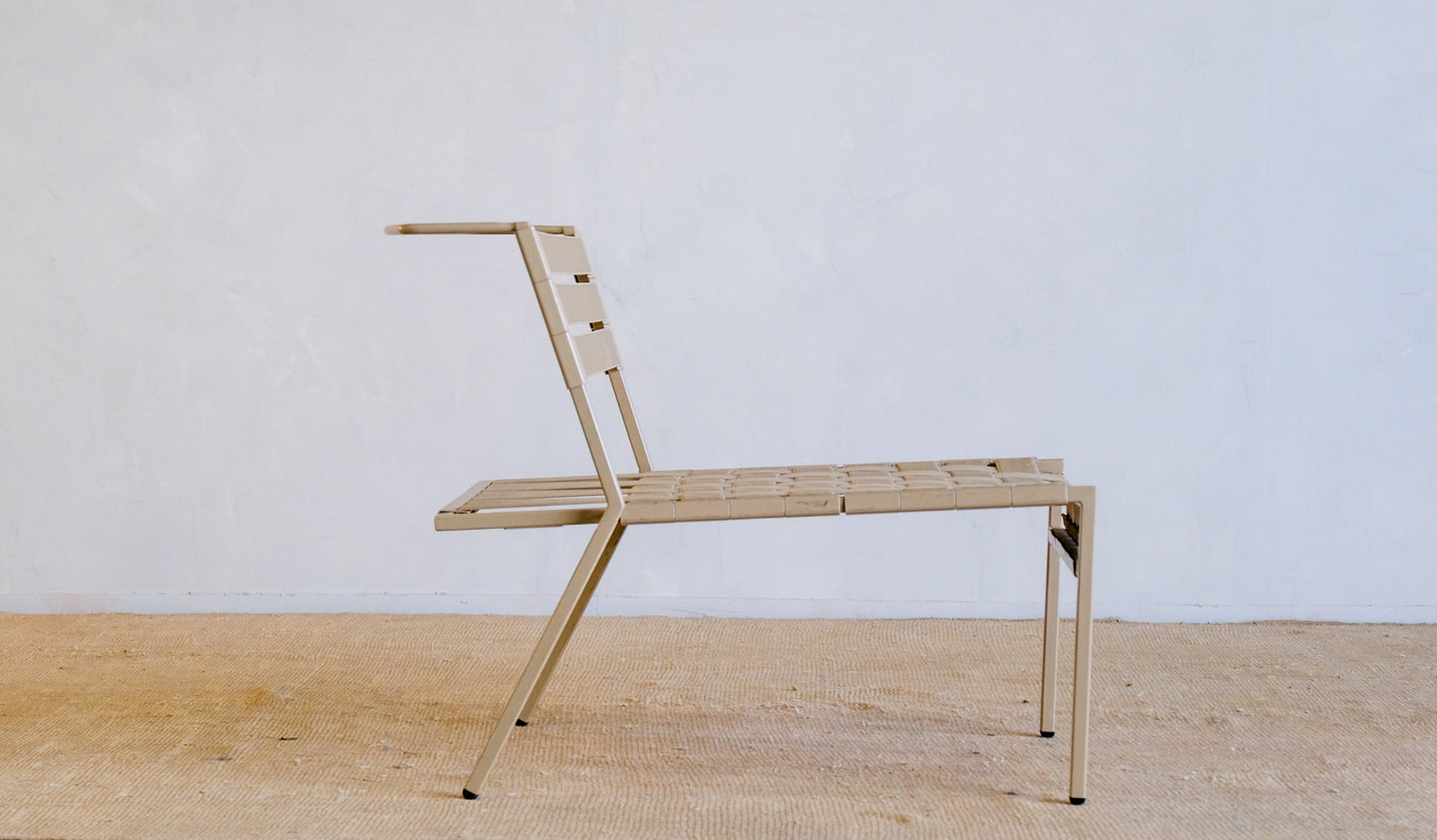 Tan Outdoor Lounge Chair