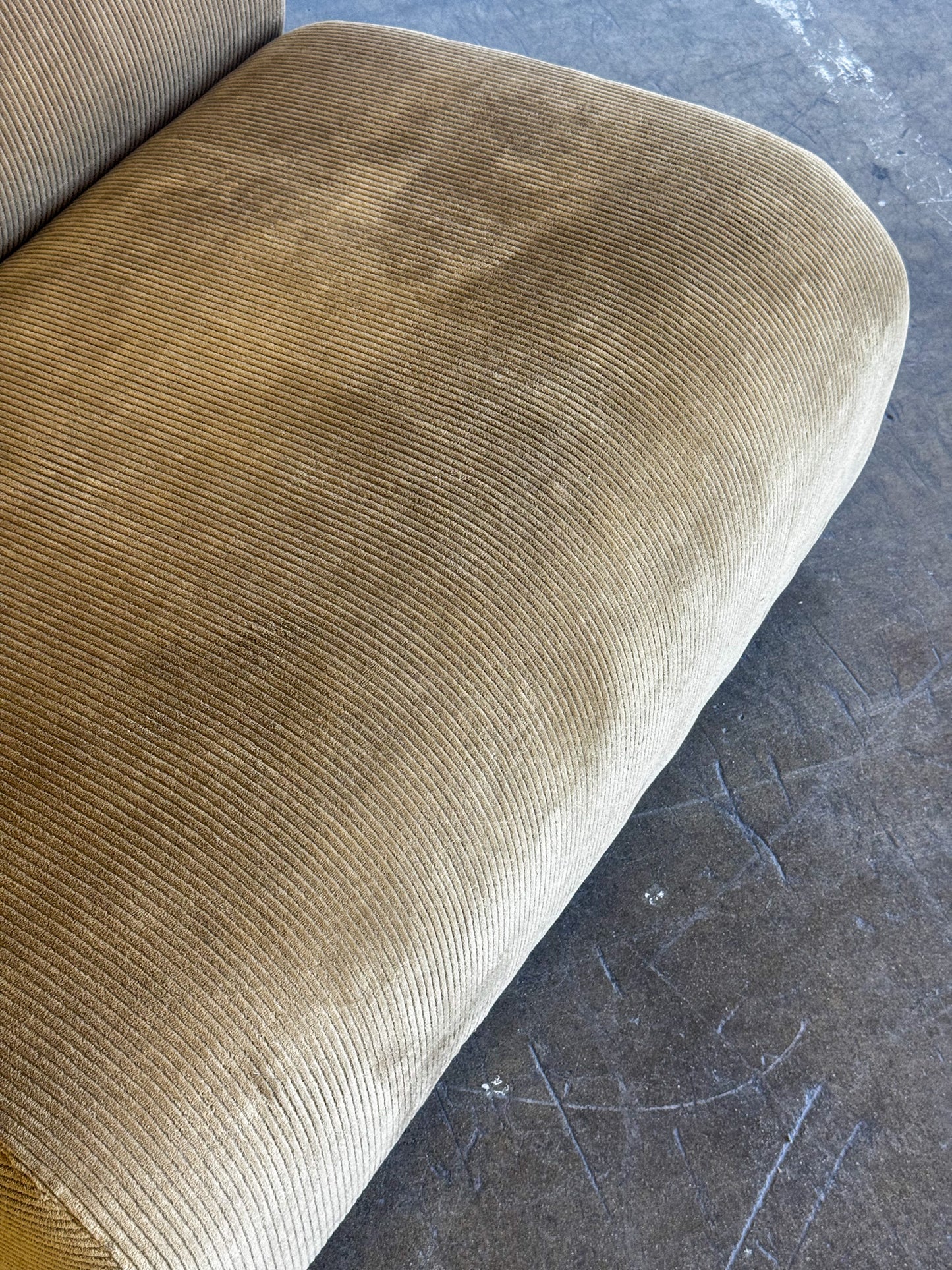Ease Chair - Olive Green Corduroy