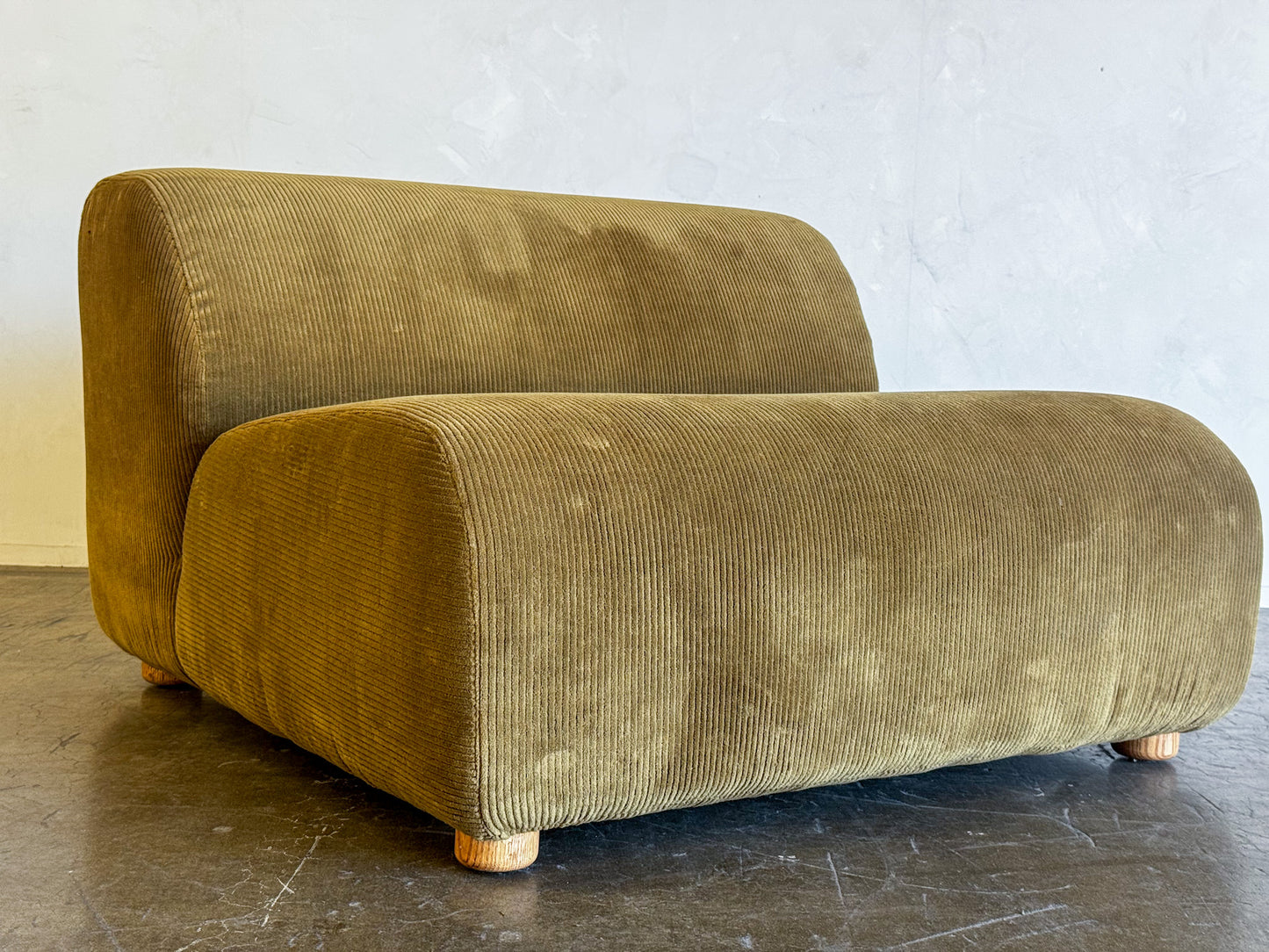Ease Chair - Olive Green Corduroy