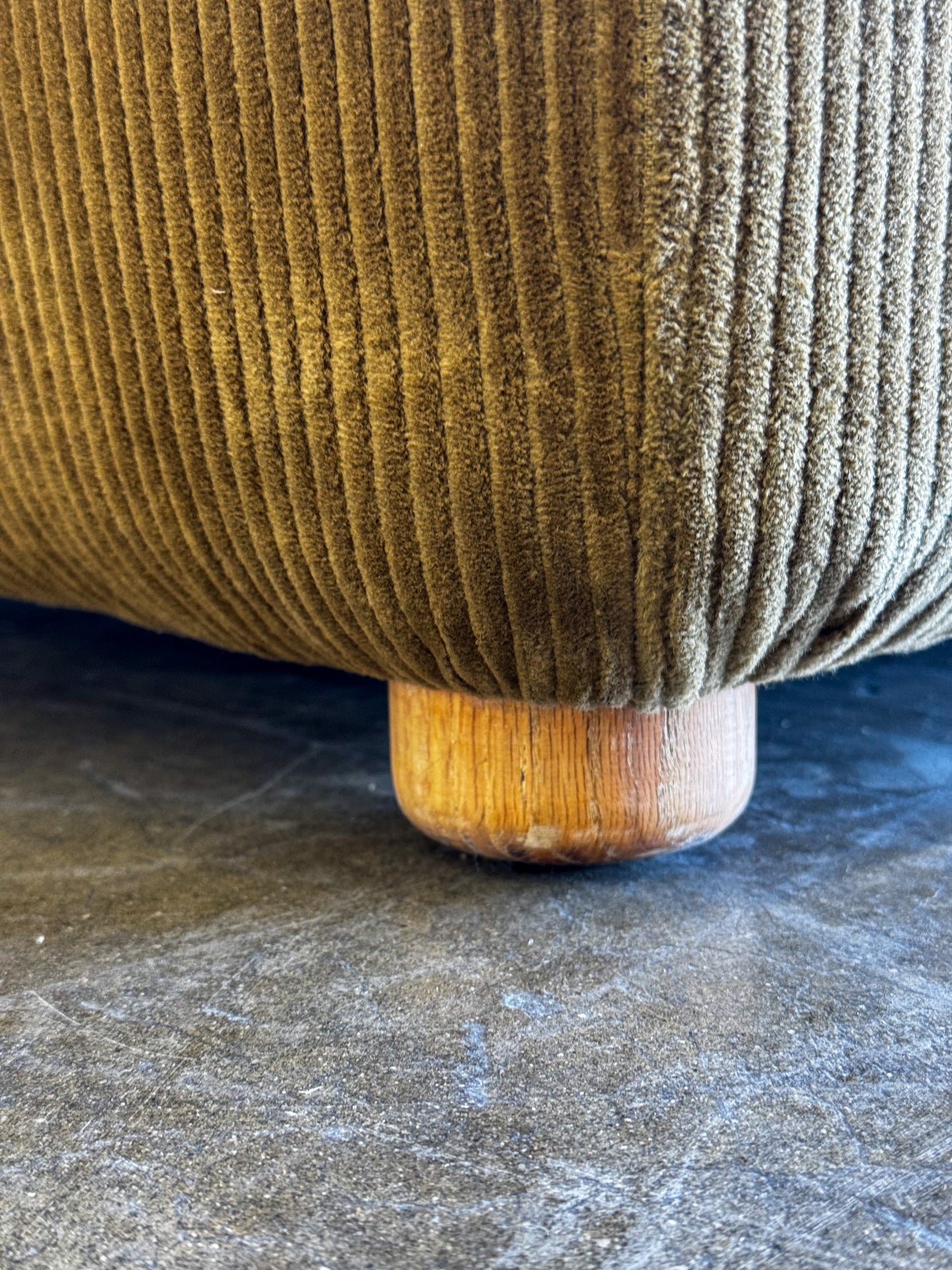 Ease Chair - Olive Green Corduroy