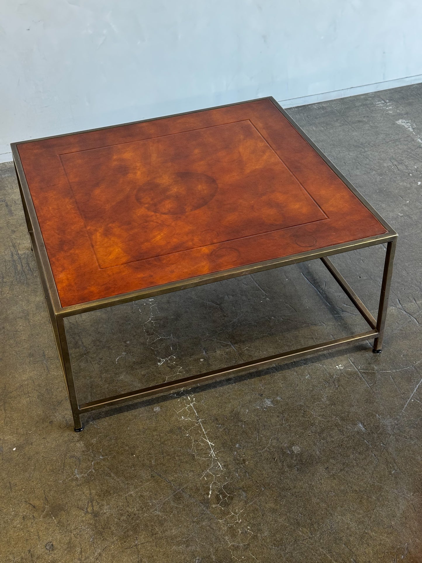 Leather Coffee Table