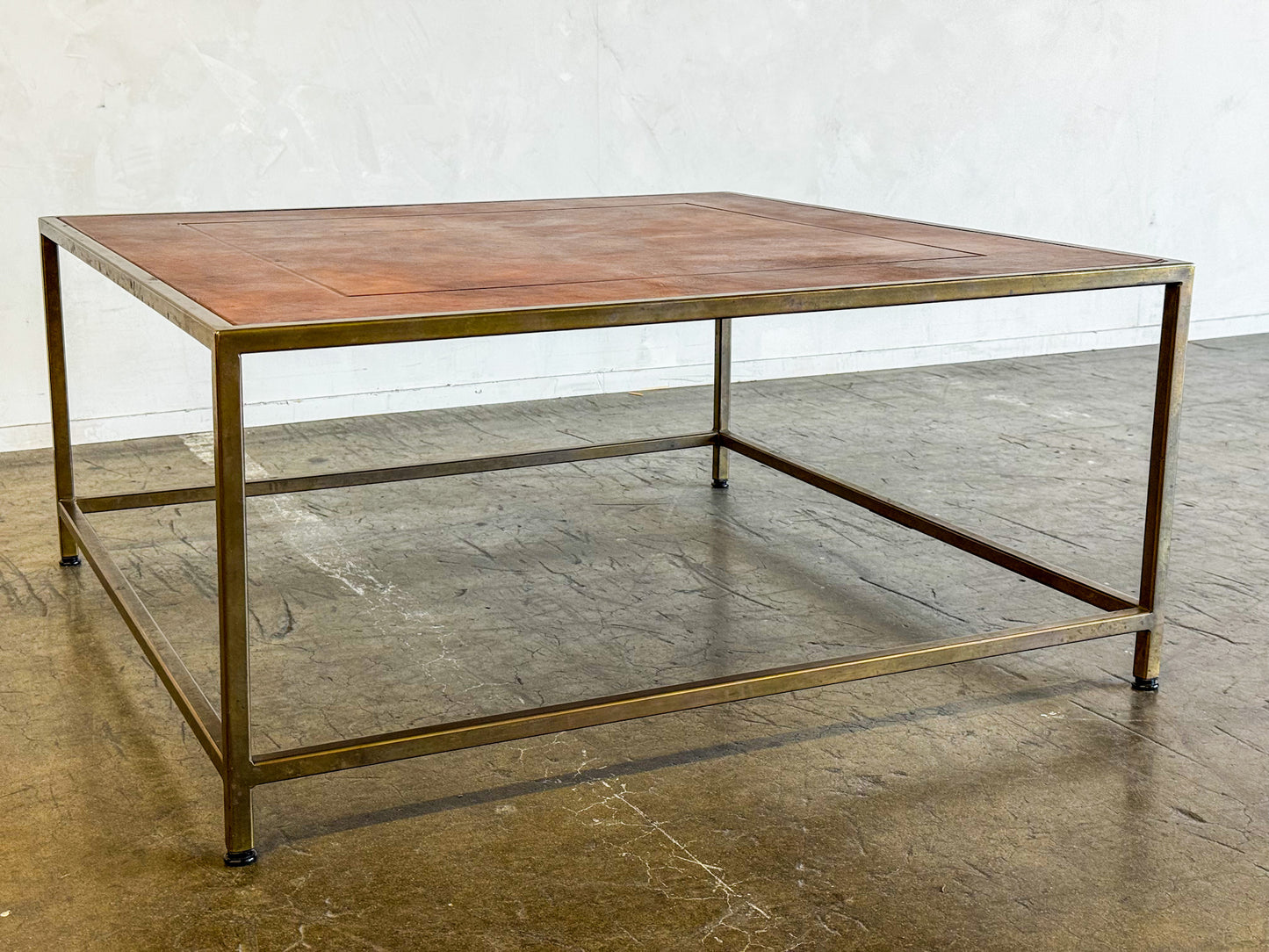 Leather Coffee Table