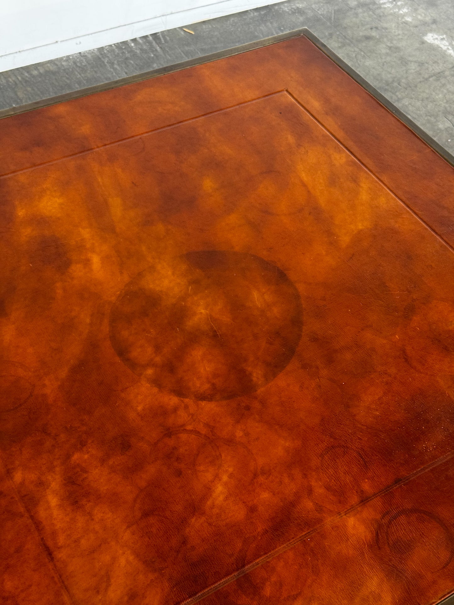 Leather Coffee Table